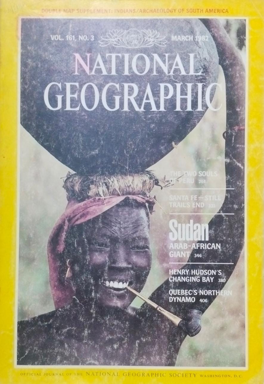 Sudan [national geographic][rare books][march 1982]