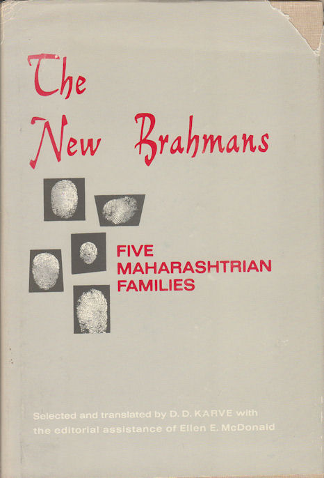 The New Brahmans: Five Maharashtrian Families [Hardcover] (RARE BOOKS)