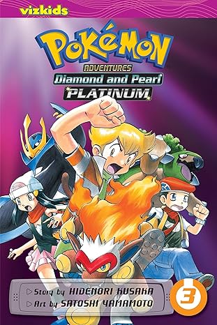 Pokemon Adventures: Diamond And Pearl/Platinum Vol. 3 by Hidenori Kusaka | Satoshi Yamamoto [Manga] (rare books)