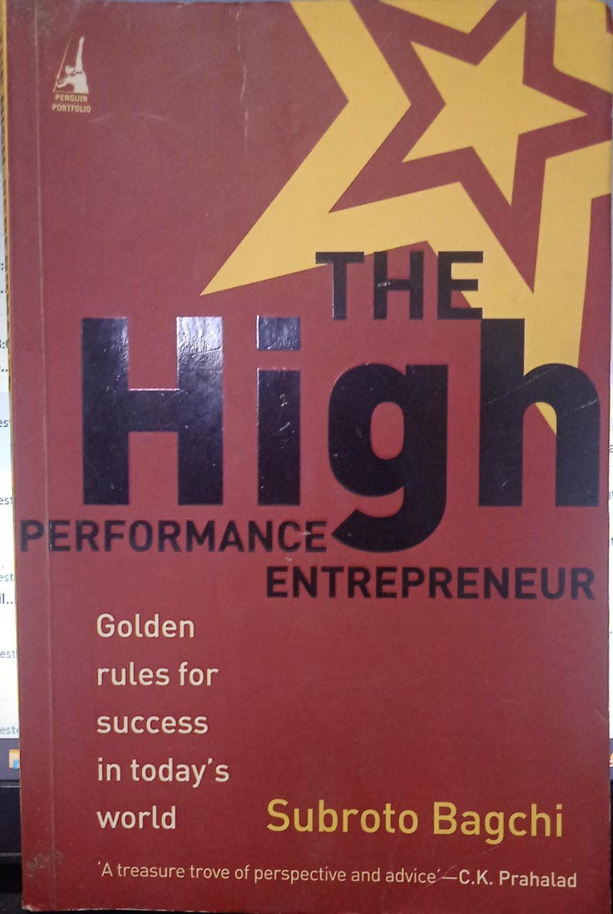 The High Performance Entrepreneur