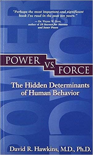Power vs. Force by DAVID R HAWKINS (rare books)