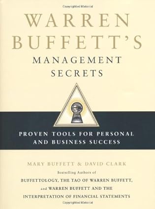 Warren Buffett's Management Secrets: Proven Tools for Personal and Business Success [hardcover] [rare books]
