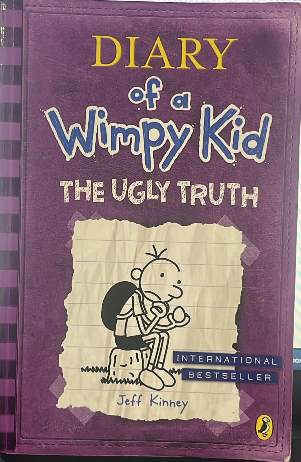 Dairy of a wimpy kid the ugly truth by Jeff Kinney