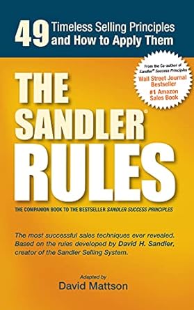 The Sandler Rules [HARDCOVER] [RARE BOOKS]