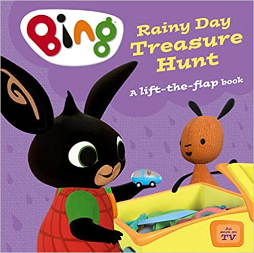 Bing's Rainy Day Treasure Hunt [Board book – Lift the flap]