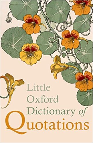 Little oxford dictionary of quotations (hardcover) (rare books)