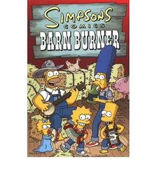 Simpsons Comics Barn Burner by Matt Groening [Graphic novel] [Rare book]
