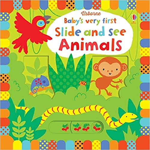 BVF SLIDE AND SEE ANIMALS [Board book]