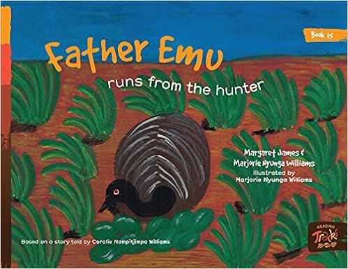 Father Emu runs from the hunter