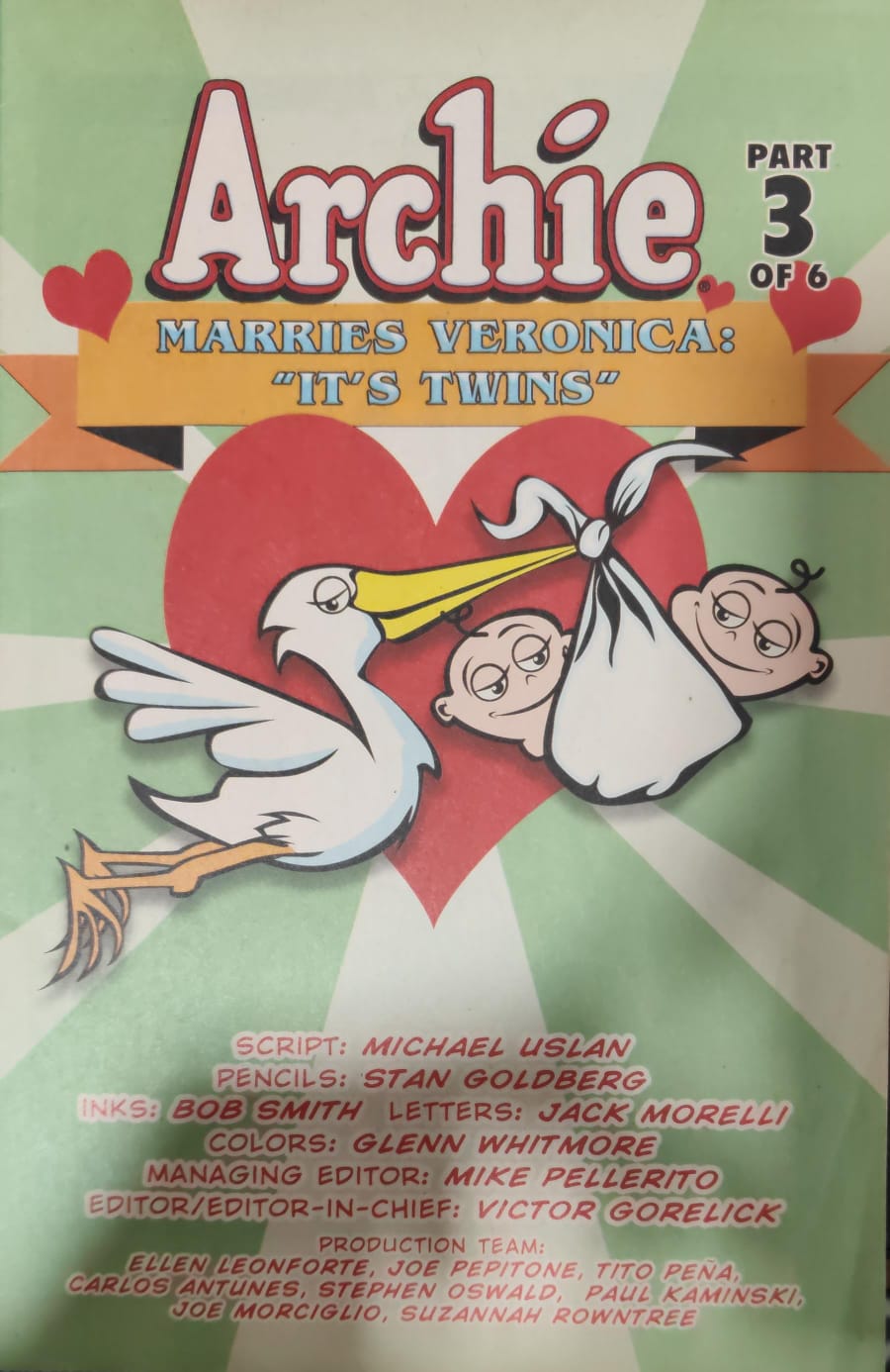 Archie marries veronica: Its Twins -part 3 of 6 [graphic novel]