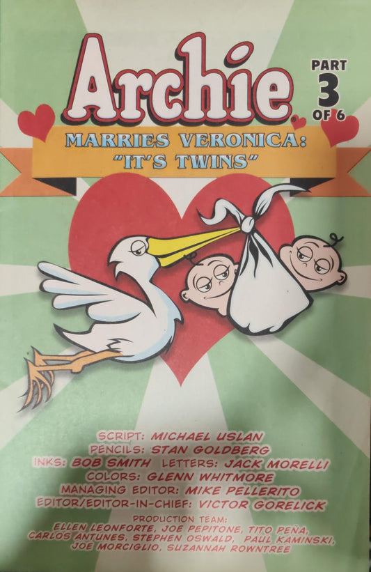 Archie marries veronica: Its Twins -part 3 of 6 [graphic novel]