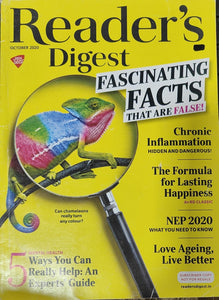 Reader's Digest India October- 2020 Fascinating Facts [rare books]