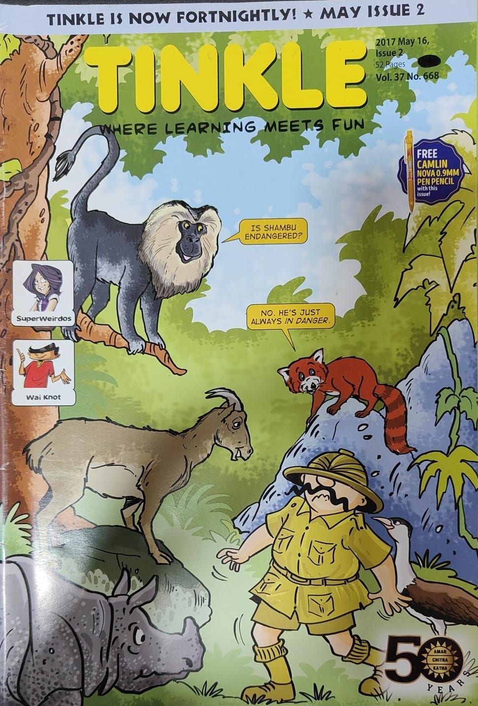 Amar Chitra Katha-Where Learning Meets Fun Tinkle Vol.37 No.668 [graphic novel]