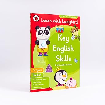 Key English Skills: A Learn With Ladybird 4 in 1 Activity Book (5-7 Years) by Ladybird [Premium Books]