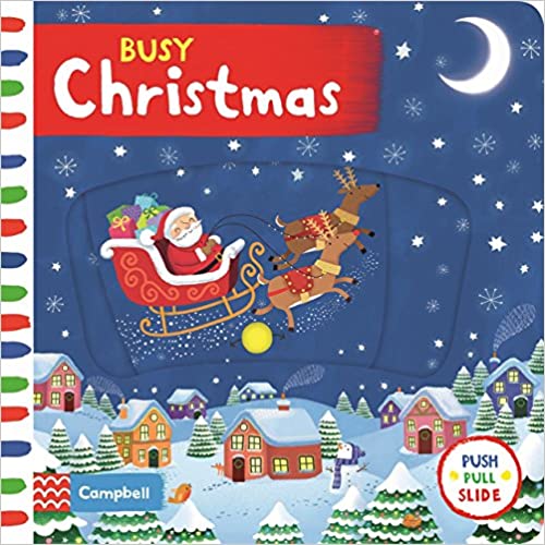 Busy Christmas  [Board book - push, pull, slide]