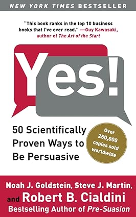Yes! [rare books] [Hardcover] by Noah J. Goldstein Ph.D. , Steve J. Martin