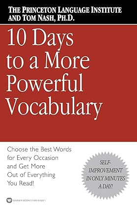 10 Days to a More Powerful Vocabulary [rare books]