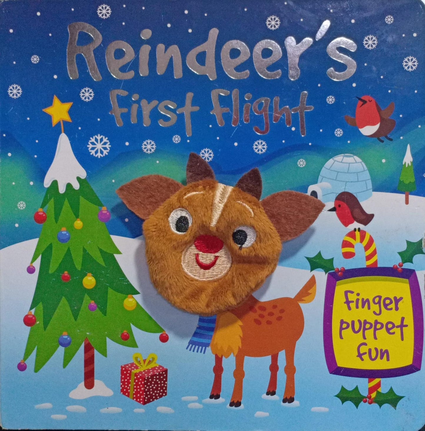 Reindeer's first flight (Finger Puppet Fun) [Board book]