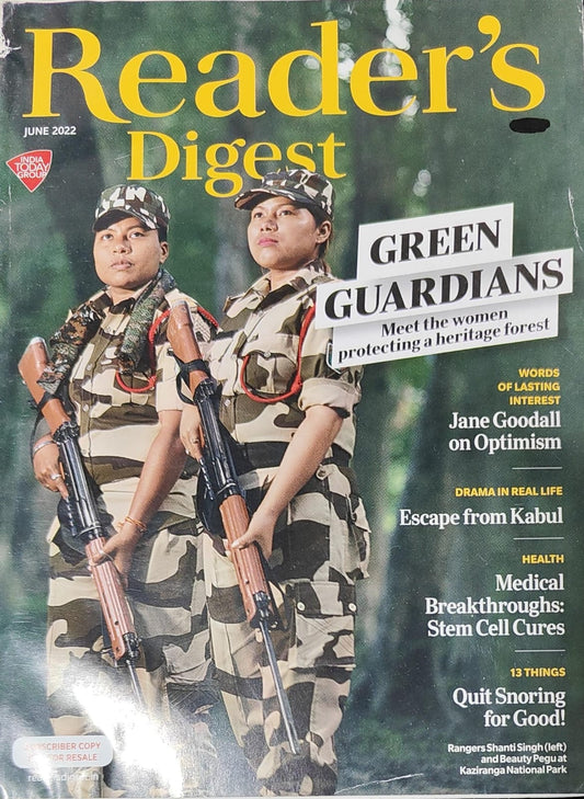 Reader’s Digest June 2022 : Green Guardians [rare books]