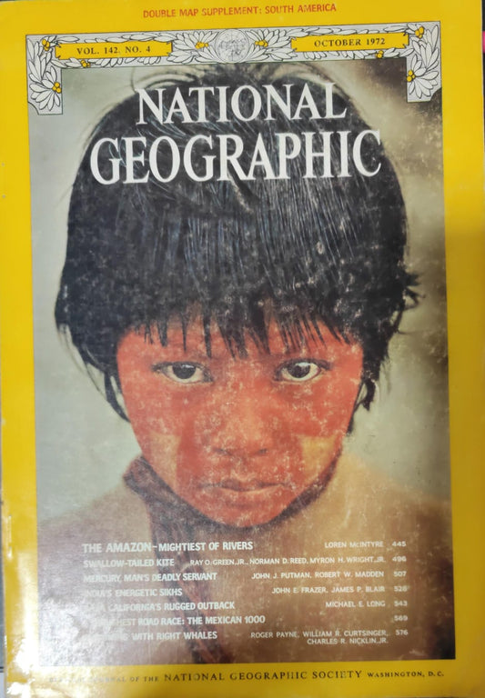 The Amazon-Mightiest of rivers [National Geographic] [October 1972] [rare books]