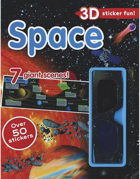 Space 3D Sticker Fun [with 3d glasses]