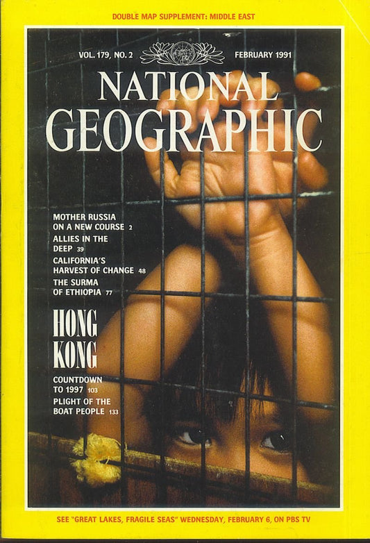 National Geographic february 1991 [VOL 179 NO.2] [RARE BOOKS]