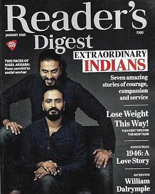 Reader's Digest - january 2020 extraordinary indians [Rare book]