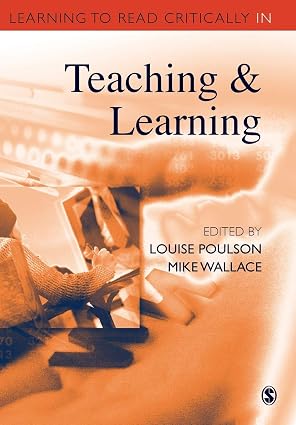 Learning to Read Critically in Teaching and Learning by Louise Poulson [Rare book]