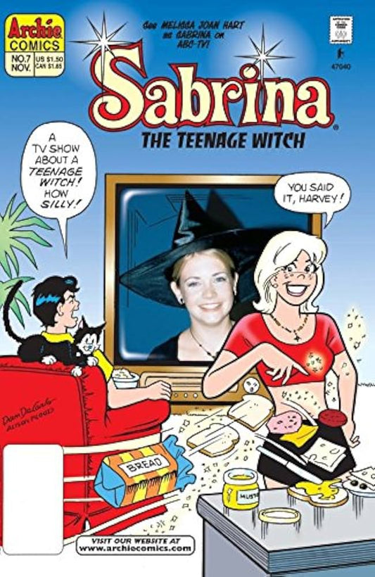 Sabrina the Teenage Witch #7 Nov by Bill Golliher| Dan DeCarlo [rare books]