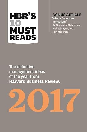 Hbr's 10 must reads 2017 [rare books]