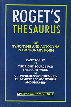 Rogets Thesaurus of Synonyms and Antonyms [RARE BOOKS]