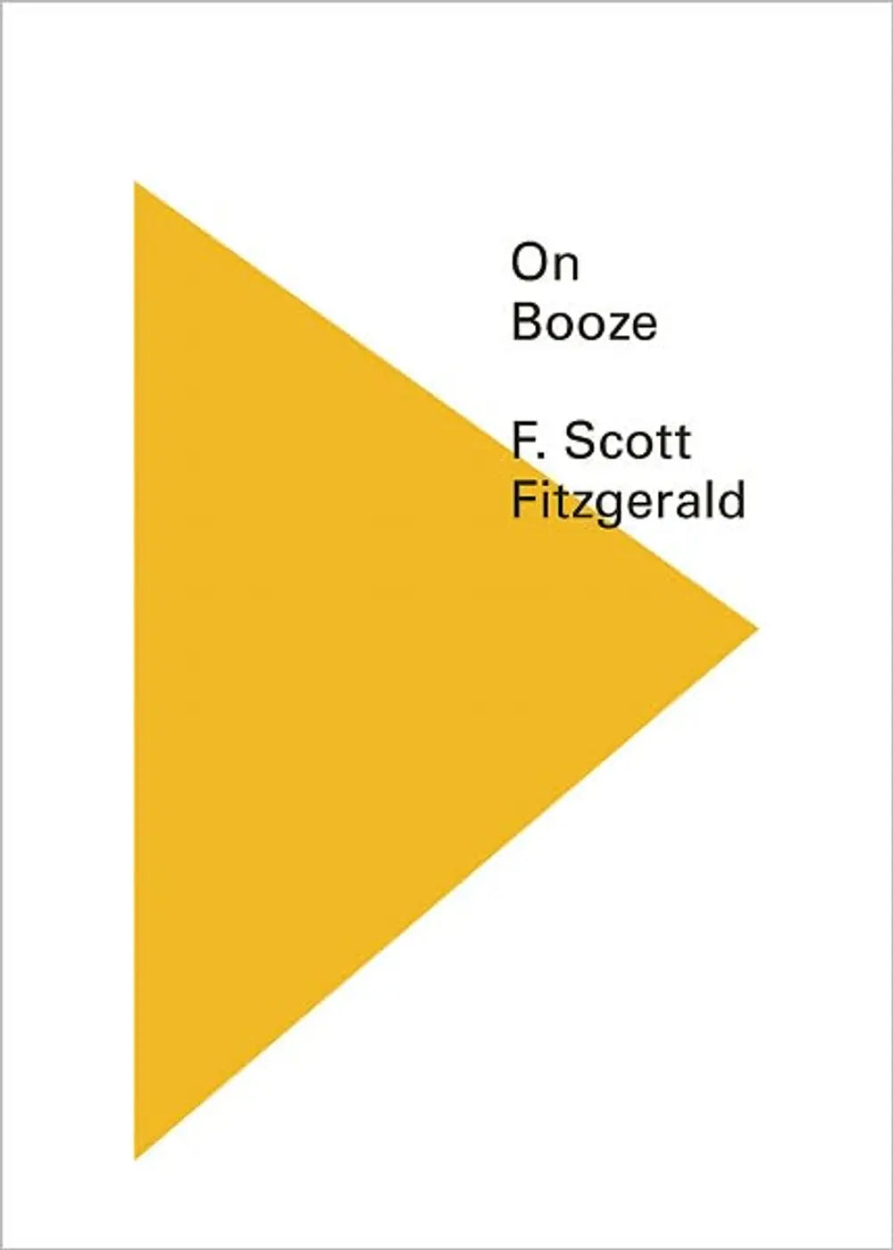 On Booze  [RARE BOOKS]