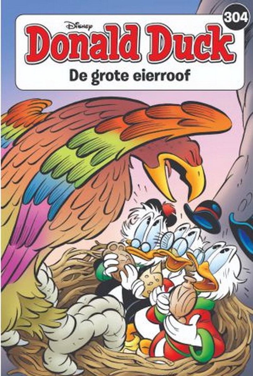 Donald Duck Pocket 304 – De grote eierroof is in Dutch (Nederlands) language [Rare book]