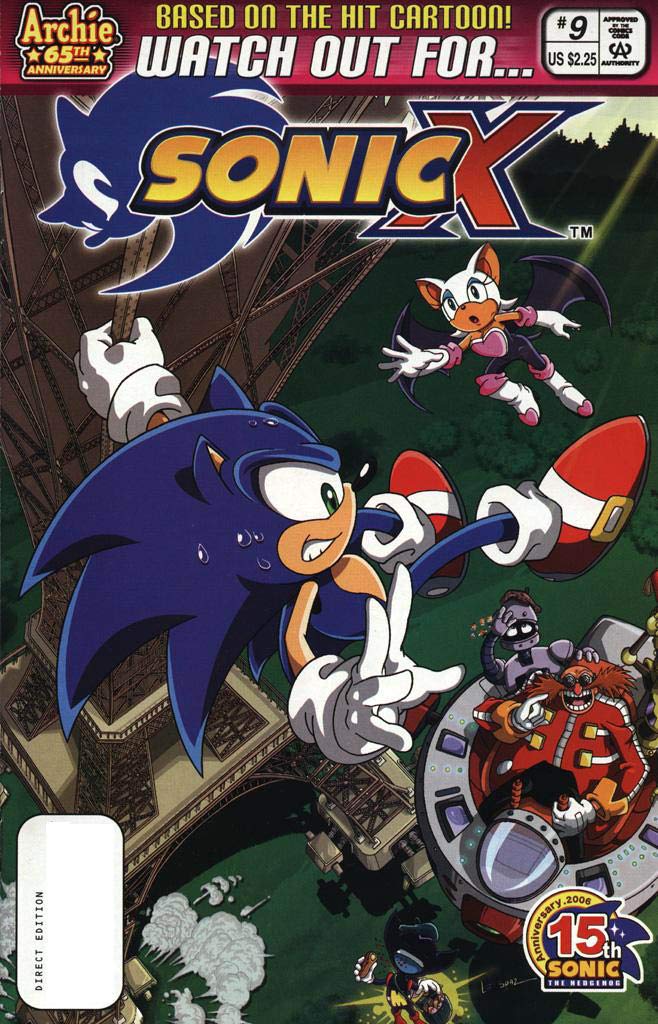 Sonic X #9 [rare books]