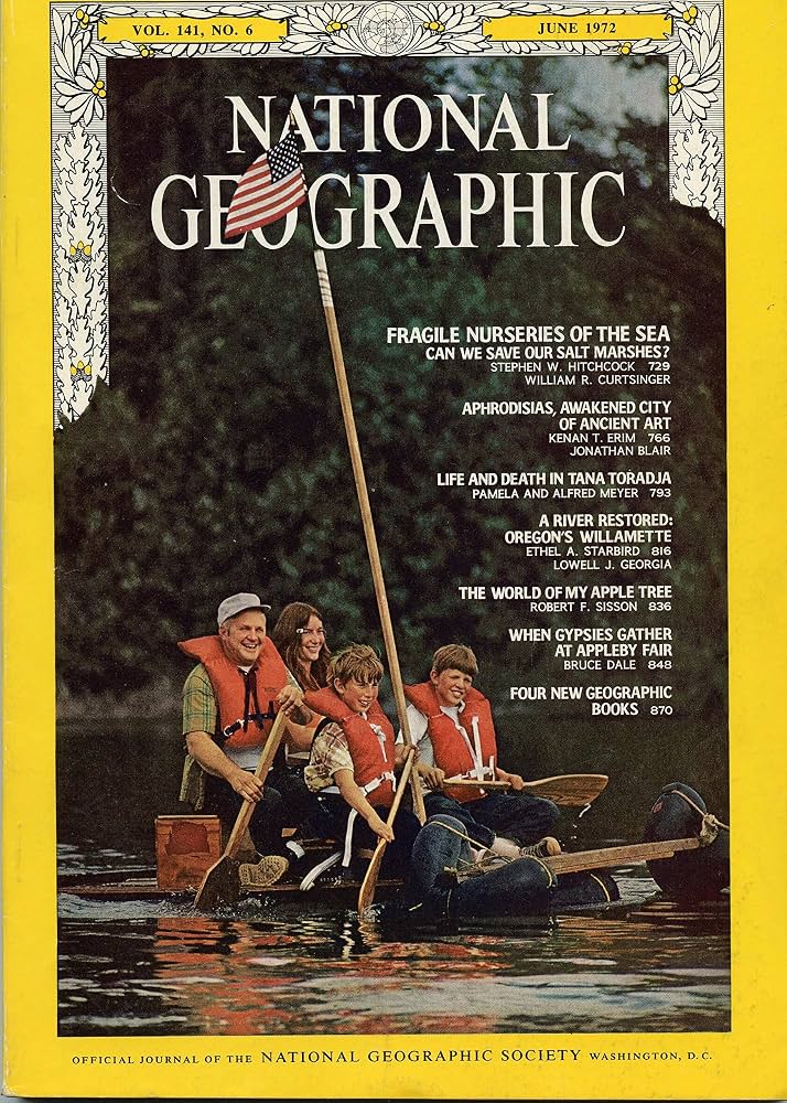 National Geographic Magazine vol.14, no.6 June 1972 [rare book]