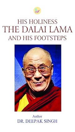 His Holiness the dalai lama and his footsteps