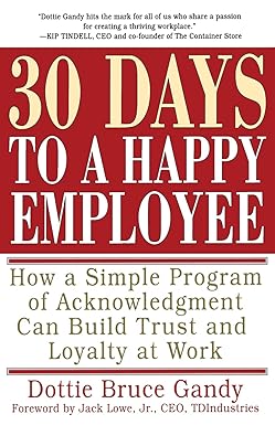 30 Days to a Happy Employee [RARE BOOKS]
