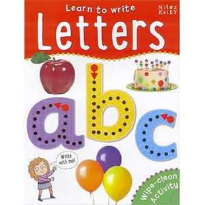 Learn to Write Letters (Wipe-clean)