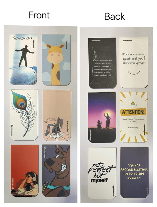 Magnetic Bookmarks (I2) Set of 6