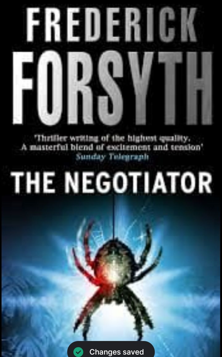 The Negotiator by Frederick forsyth