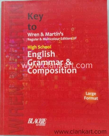 Key to Wren & Martin's Regular & Multicolour Edition of High School