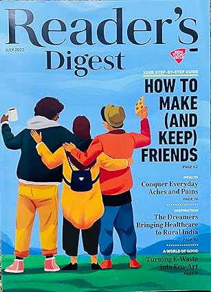 Reader’s Digest. July 2023 - How to Make and Keep Friends [rare books]