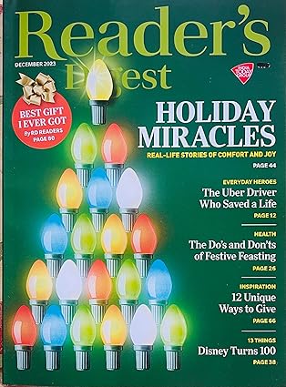 Reader’s Digest December 2023 Holiday Miracles [rare books]