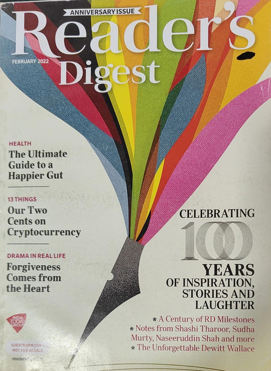 Reader’s Digest February 2022 Anniversary Issue Magazine [rare books]