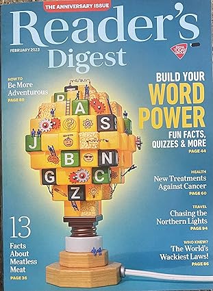 Reader’s Digest February 2023 Build your Word Power [rare books]