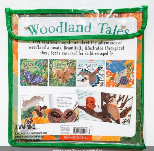 Woodland Tales 4 books set [Premium Book] by Miles Kelly
