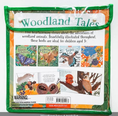 Woodland Tales 4 books set [Premium Book] by Miles Kelly