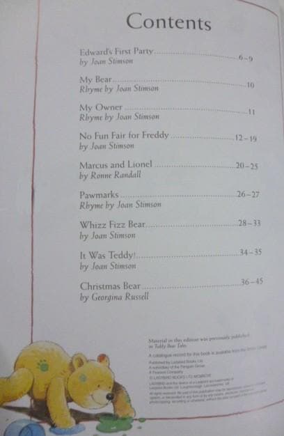Teddy Bear Stories and Rhymes (Paperback)