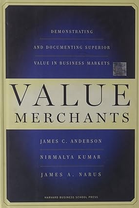 Value Merchants [hardcover] [rare books]