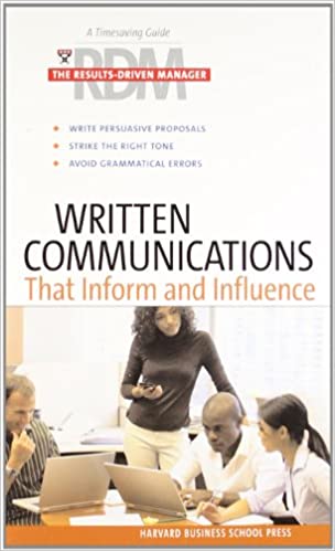 Written communications that inform and influence